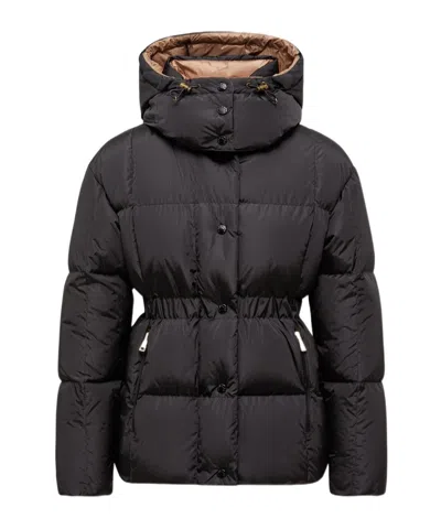 MONCLER AGNEUX SQUARE-QUILTED HOODED SHORT DOWN JACKET