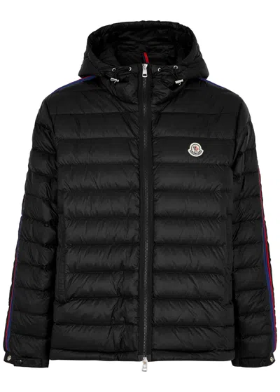 Moncler Agout Quilted Shell Jacket In Black