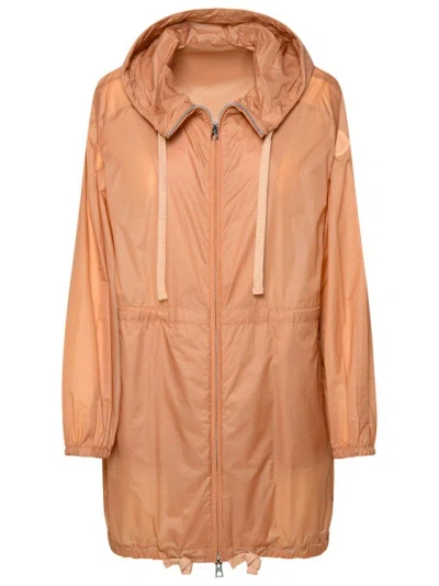 MONCLER AIRELLE' JACKET IN PINK POLYAMIDE