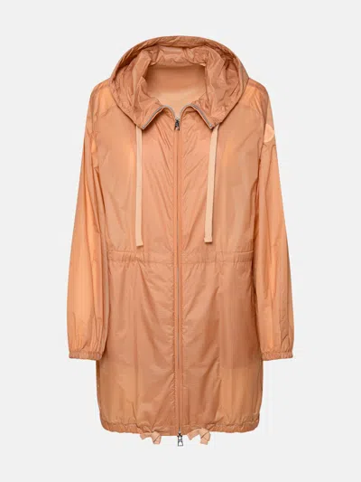 Moncler Airelle' Jacket In Pink Polyamide In Brown