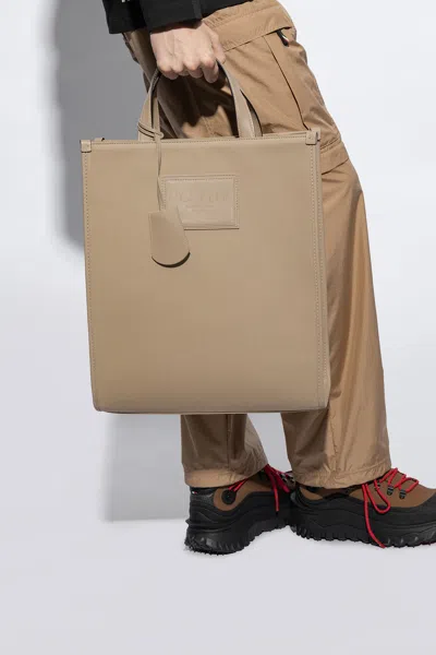 Moncler ‘alanah' Shopper Bag In Beige
