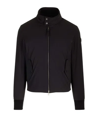 Moncler Albergian Zip-up Bomber Jacket In Black