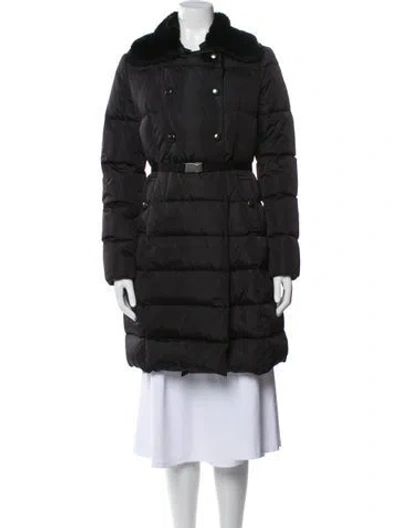 Pre-owned Moncler Alchemille Down Down Coat In Black