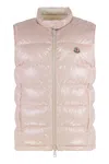 Moncler Padded Sleeveless Quilted Bodywarmer In Pink