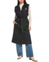 Moncler Quilted Down Vest In Blue