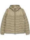 Moncler Khaki Cp Archivio Creativo Aleso Down Jacket In Green