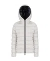 Moncler Long Sleeve Hooded Puffer Jacket In Gray