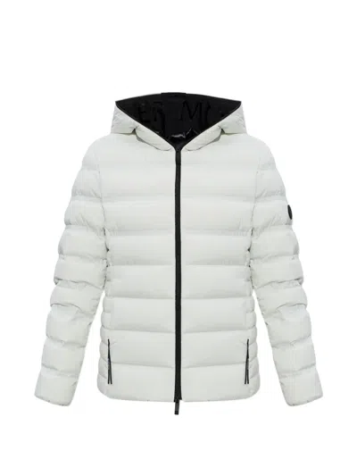 Moncler Alete Hooded Padded Jacket In White
