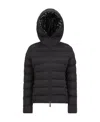 Moncler Women Alete Hooded Short Down Jacket In Black