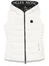 Moncler Aliterse Down Hooded Vest In White