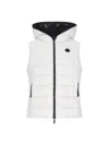 Moncler Weser Hooded Down Puffer Vest In Gray