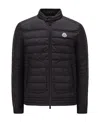 Moncler Alkap Logo-patch Padded Jacket In Black