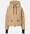 Moncler Allesaz Down Jacket In Brown