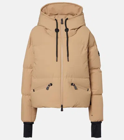 Moncler Allesaz Down Jacket In Brown