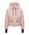 Moncler Allesaz Hooded Down Ski Jacket In Pink