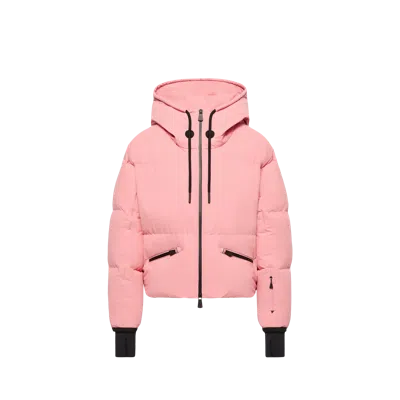 Moncler Allesaz Hooded Insulated Ski Jacket, Women, Pink, Size: 0