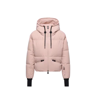 Moncler Allesaz Hooded Insulated Ski Jacket, Women, Pink, Size: 1