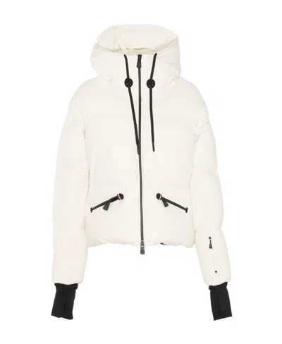 Moncler Allesaz Quilted Ski Jacket In White