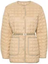 Moncler Alleuze Quilted Down Jacket In Neutrals