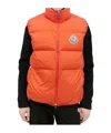 Moncler Almaz Super Light Nylon Down Vest In Red