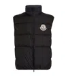 Moncler Contrin Full Zip Down Vest In Black