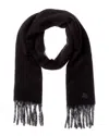 Moncler Alpaca & Wool-blend Scarf In Metallic