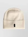 Moncler Alpaca And Wool Ribbed Beanie In Neutral
