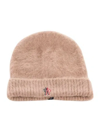 Pre-owned Moncler Alpaca Beanie In Pink