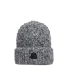 Moncler Alpaca Blend Beanie In Gray