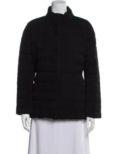 Pre-owned Moncler Alpaca Down Jacket In Black