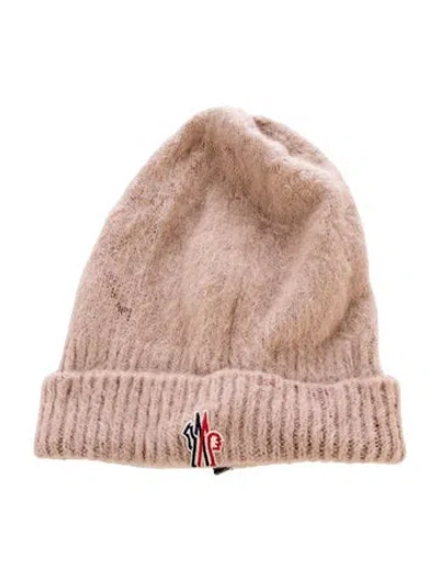Pre-owned Moncler Alpaca Slouch Beanie In Neutral
