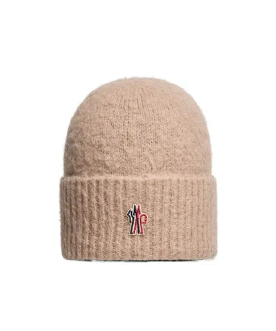 Moncler Alpaca  Wool Beanie In Neutral