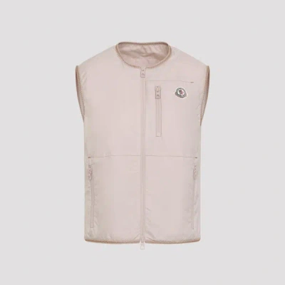 Moncler Alshain Technical Vest In Pink