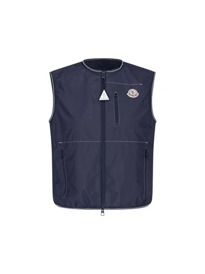 Moncler 'alshain' Vest In Blue
