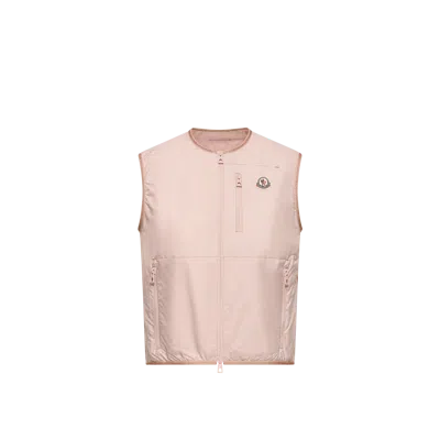 Moncler Gilet Alshain, Femme, Rose, Taille: 5 In Pink