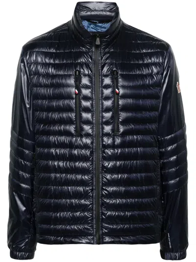 Moncler Blue High-shine Padded Jacket