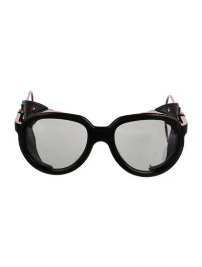 Pre-owned Moncler Altitude Square Sunglasses In Red