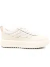 Moncler Altive Leather Low-top Sneakers In Neutral