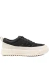 Moncler Monpulse Leather-trimmed Sneakers