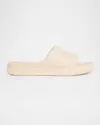 Moncler Altive Pool Slides In Neutral