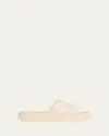 Moncler Altive Pool Slides In Neutral