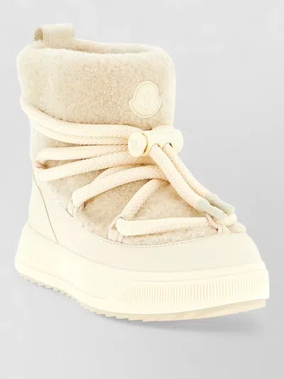 Moncler Altive Mid Boots Round Toe Rubber Sole In Multi