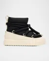 Moncler Monpulse Padded Shell Ankle Boots In Black