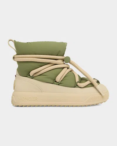 Moncler Altive Mid Snow Boots In Green