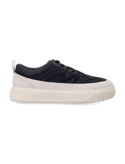 Moncler Altive Nubuck Suede Trainers For Women In Black
