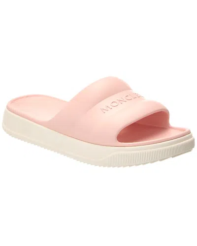 Moncler Altive Rubber Slide In Pink