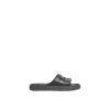 Moncler Altive Slide Sandals Open Toe Flat In Black
