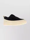 Moncler Altive Sneakers With Round Toe And Pull Tab In Black