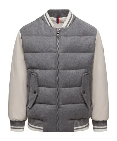 Moncler Alvaro Wool Down Jacket In Black