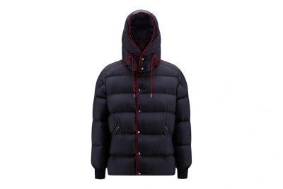 Pre-owned Moncler Amarante Jacket Navy Red